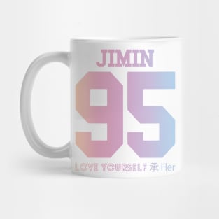 BTS (Bangtan Boys) LOVE YOURSELF 轉 'Her' Jimin 95 Jersey Mug